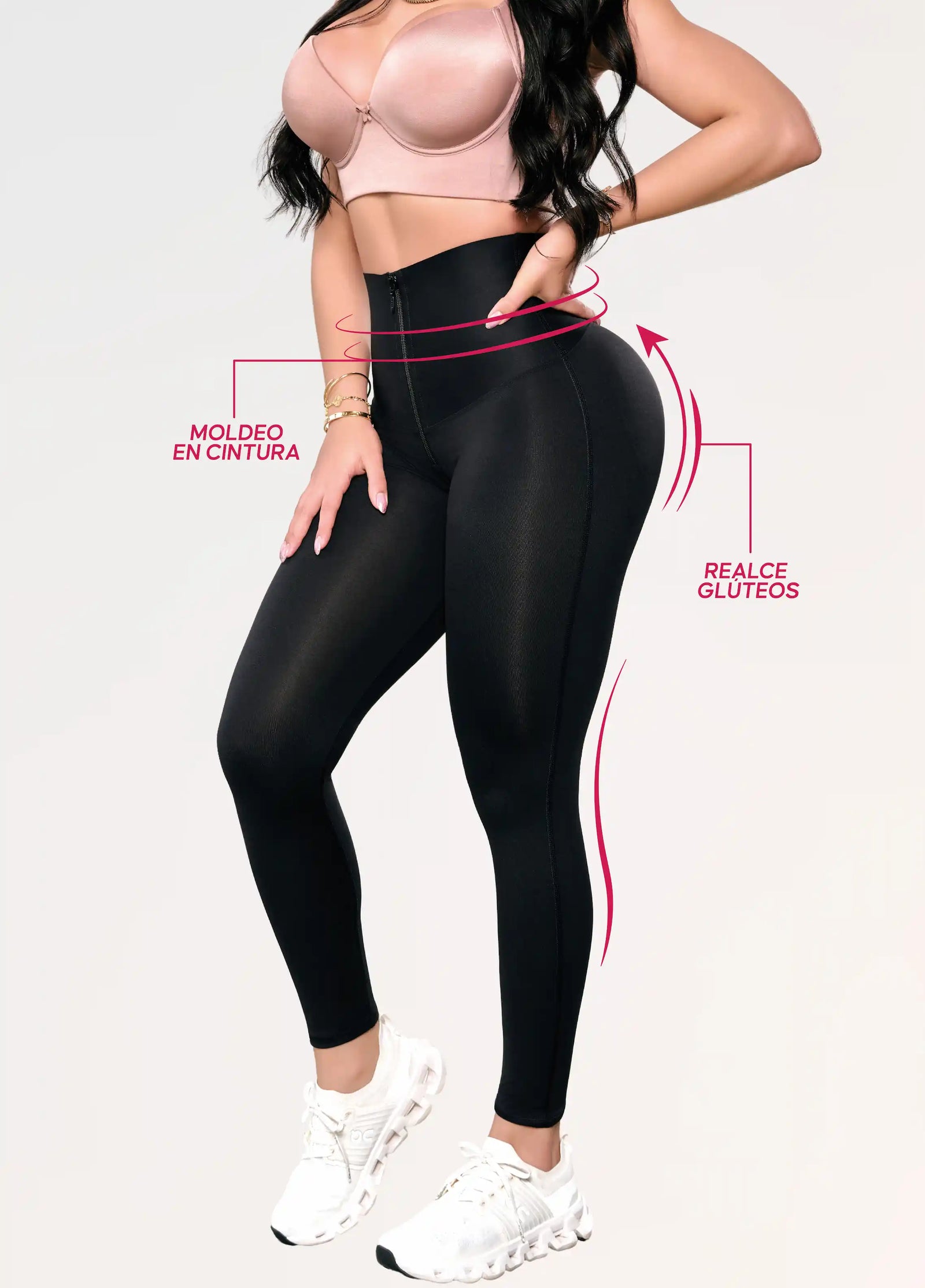 Legging Salomé 6501 con moldeo de cintura y realce de glúteos