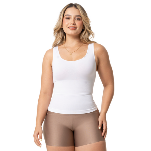 Sonryse TJ06L5 | Camisilla Moldeadora Seamless para Mujer. Brasier Integrado. Compresión Firme. Uso Diario • Nylon Premium