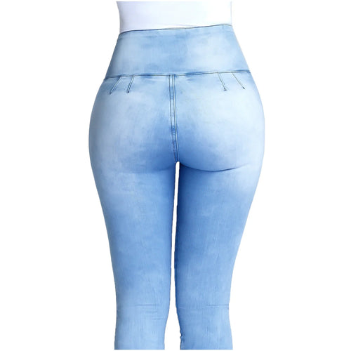 LOWLA 239257 | Colombian Butt Lifter Capri Skinny Jeans with Inner Girdle