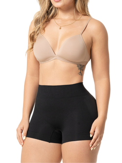 Fajas Salomé TJ05L5 | Panty Boyshort de Control Abdomen con Efecto Levanta Cola Compresión Suave-Media • Uso Diario