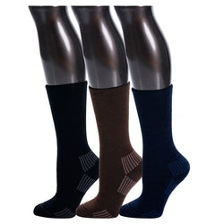 Be Shapy T1CPDE01B | 3 Pack  Diabetic Mid Calf Socks Medias para Diabeticos