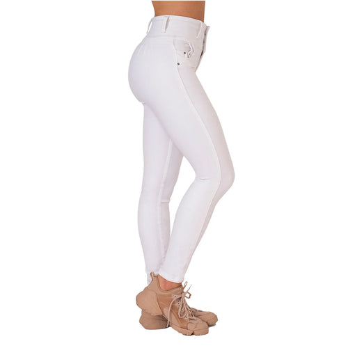 LOWLA 242221 | High Rise Colombian Butt Lifter Skinny Jeans For Women