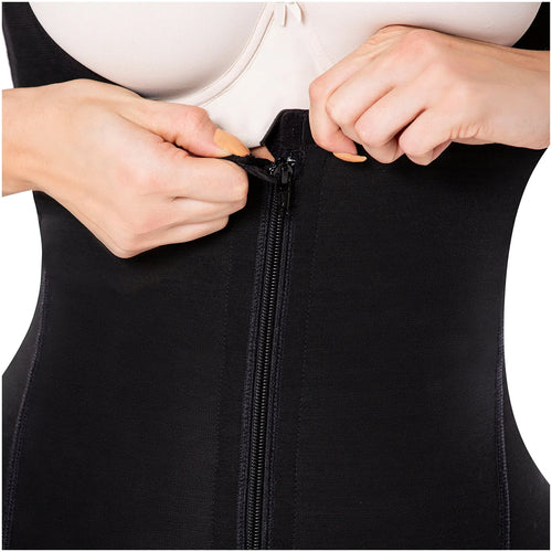 Diane & Geordi 2397 | Women's Butt LifterTummy Control Bodysuit • Knee Length Full Body Shaper for Women • Powernet