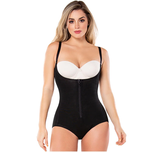 Diane & Geordi 2411 | Women's Tummy Control Butt Lifting Bodysuit • Postpartum Colombian Girdle • Powernet