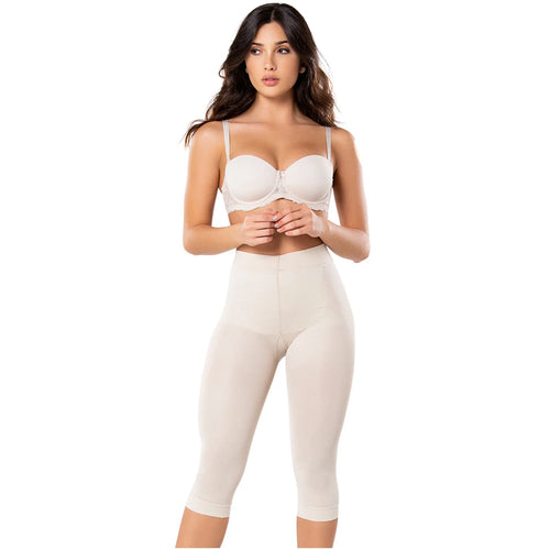 Diane & Geordi 2829 | Slimming Tunmmy Control Capri Shapewear for Women • Powernet