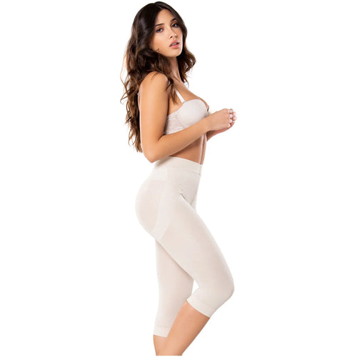 Diane & Geordi 2829 | Slimming Tunmmy Control Capri Shapewear for Women • Powernet