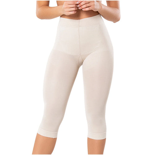 Diane & Geordi 2829 | Slimming Tunmmy Control Capri Shapewear for Women • Powernet