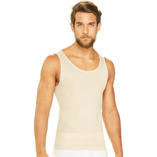 Diane & Geordi 3301 | Men's Upper Body Shaper Tank Top • Fajas Colombianas para Hombres