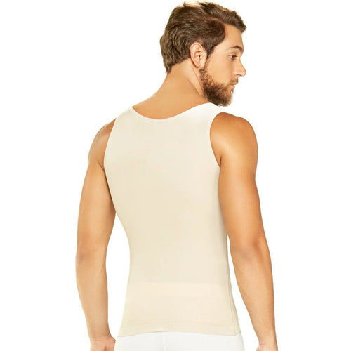 Diane & Geordi 3301 | Men's Upper Body Shaper Tank Top • Fajas Colombianas para Hombres