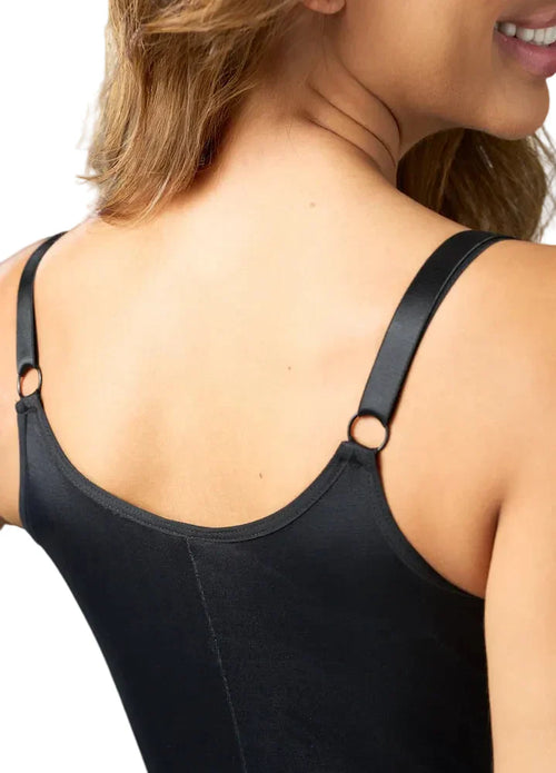 Fajas Salomé 01L3 | Body Invisible de Microfibra Faja Enteriza Seamless con Pierna Media y Control Suave