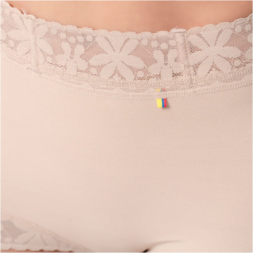 Salome 06L5 | Short Levanta Cola Colombiano. Cintura Alta. Powernet Alta Compresión. Control de Abdomen • Efecto BBL Natural