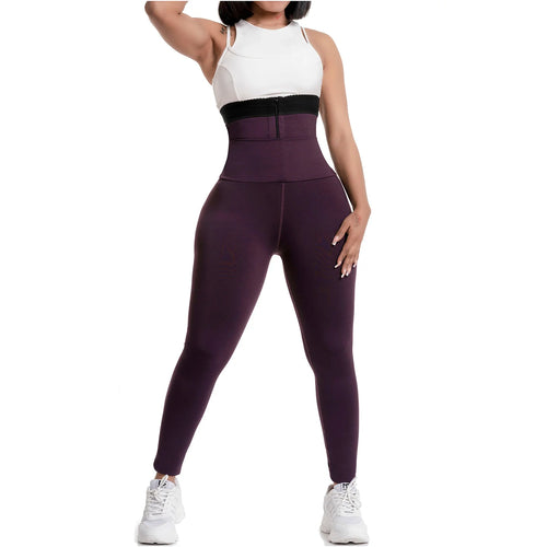 FLEXMEE 946704 | Athletic Leggings High Waist Sports Womens Activewear • Shape Line