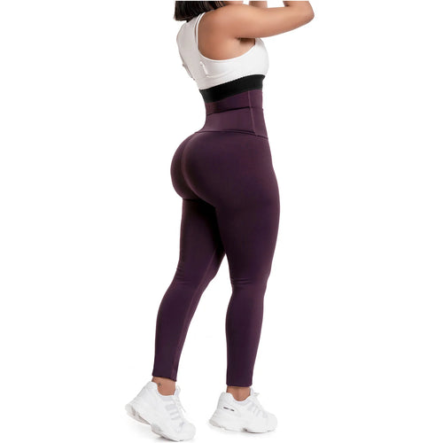 FLEXMEE 946704 | Athletic Leggings High Waist Sports Womens Activewear • Shape Line