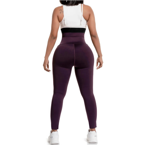 FLEXMEE 946704 | Athletic Leggings High Waist Sports Womens Activewear • Shape Line