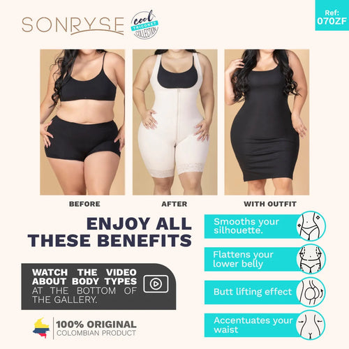 SONRYSE TR70ZF | Butt Lifting Shapewear Shorts • Daily Use • Triconet