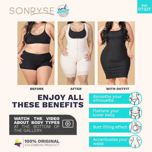 SONRYSE TR73ZF | High Rise Butt Lifting Shapewear Shorts for Women • Daily Use • Triconet