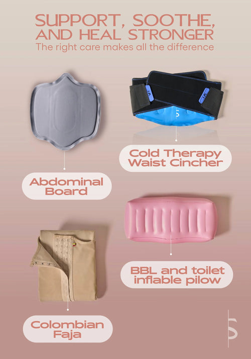Be Shapy | Kit Postquirúrgico Completo BBL & Lipo | Recovery Kit Premium con Accesorios Esenciales