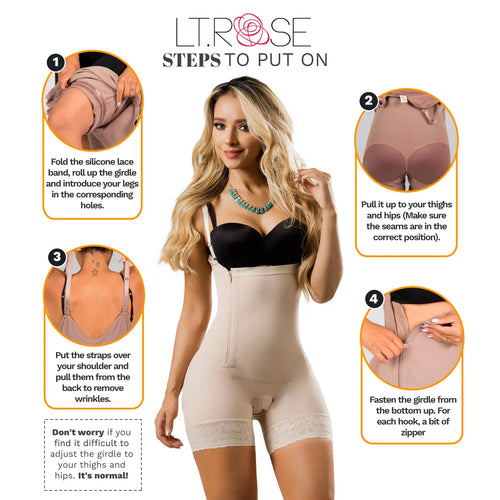 LATY ROSE 21111 | Open Bust Butt Lifting Colombian Shapewear for Women • Everyday Use & Postpartum