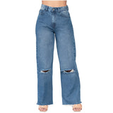 Lowla 212395 • High-waisted wide-leg jeans