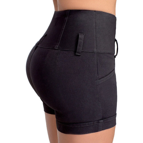 LOWLA 238289 | Colombian Butt Lifter High-waisted Shorts with Inner Girdle