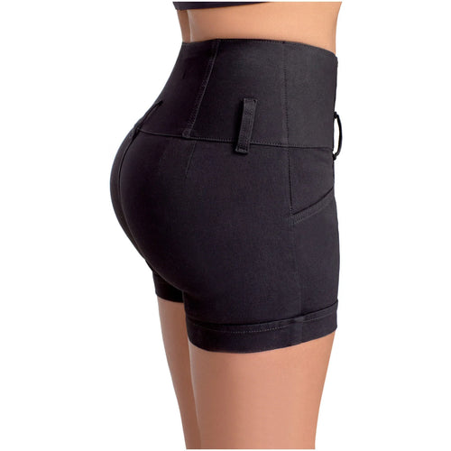 LOWLA 238289 | Colombian Butt Lifter High-waisted Shorts with Inner Girdle