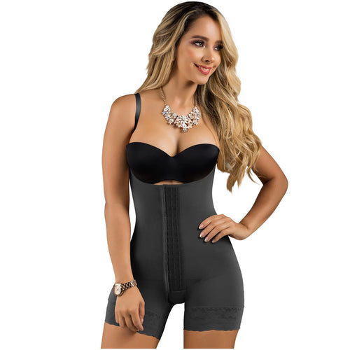 LATY ROSE 21113 | Open Bust Mid Thighs Butt-Lifting Girdle with Adjustable Straps • Everyday Use