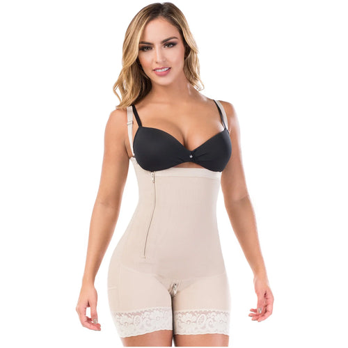 LATY ROSE 21121 | Colombian Butt Lifting Mid Thigh Shapewear Bodysuit