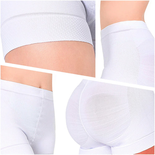 LATY ROSE 21996 | High Waist Butt Lifting Shaping Shorts Mid Thigh Shapewar Fupa Control for Women • Daily Use