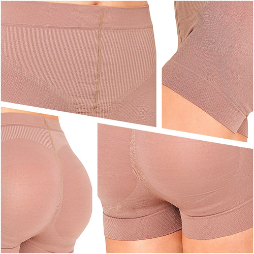 LATY ROSE 21996 | High Waist Butt Lifting Shaping Shorts Mid Thigh Shapewar Fupa Control for Women • Daily Use