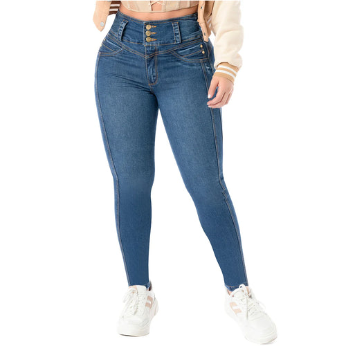 LATY ROSE 2401 | Colombian Jeans for Women Butt Lift High Waist Levanta Cola