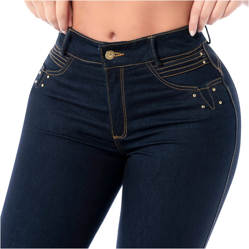 LATY ROSE 2402 | Colombian Jeans for Women Butt lift High Waist Tummy Control