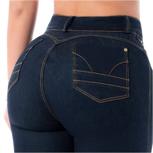 LATY ROSE 2402 | Colombian Jeans for Women Butt lift High Waist Tummy Control