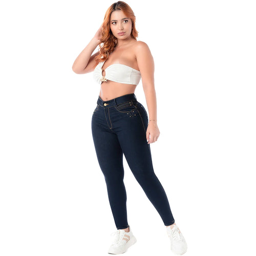 LATY ROSE 2402 | Colombian Jeans for Women Butt lift High Waist Tummy Control