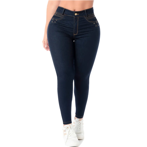 LATY ROSE 2402 | Colombian Jeans for Women Butt lift High Waist Tummy Control