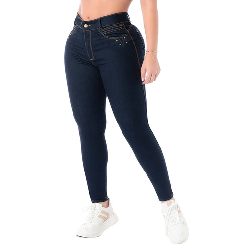 LATY ROSE 2402 | Colombian Jeans for Women Butt lift High Waist Tummy Control