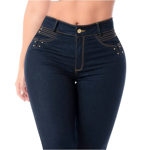 LATY ROSE 2402 | Colombian Jeans for Women Butt lift High Waist Tummy Control