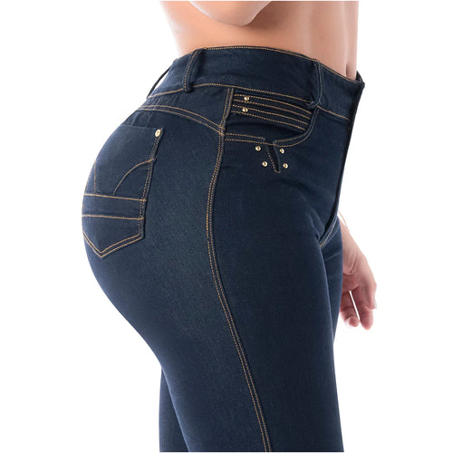 LATY ROSE 2402 | Colombian Jeans for Women Butt lift High Waist Tummy Control