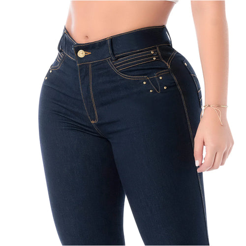 LATY ROSE 2402 | Colombian Jeans for Women Butt lift High Waist Tummy Control