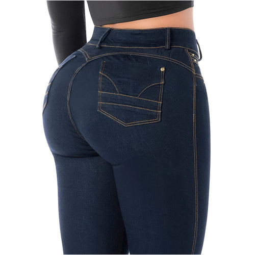 LATY ROSE 2402 | Colombian Jeans for Women Butt lift High Waist Tummy Control