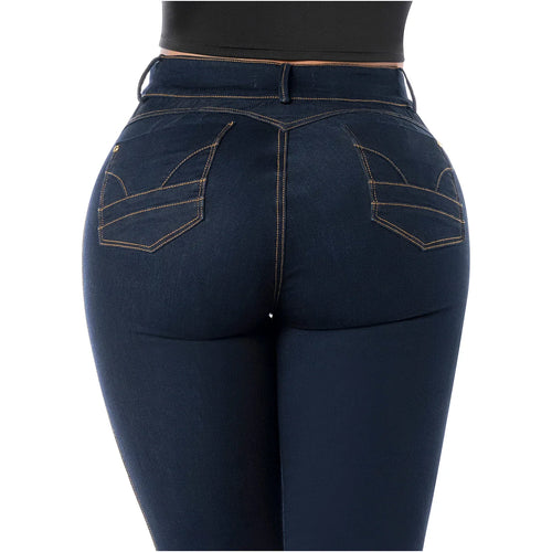 LATY ROSE 2402 | Colombian Jeans for Women Butt lift High Waist Tummy Control