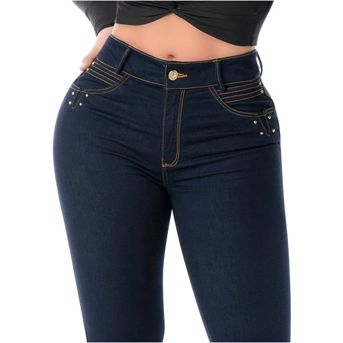 LATY ROSE 2402 | Colombian Jeans for Women Butt lift High Waist Tummy Control