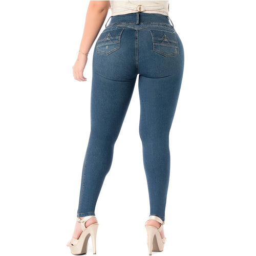 LATY ROSE 2405 | Colombian Jeans Levanta Cola Butt Lift High Waist Tummy Control