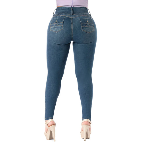 LATY ROSE 2405 | Colombian Jeans Levanta Cola Butt Lift High Waist Tummy Control