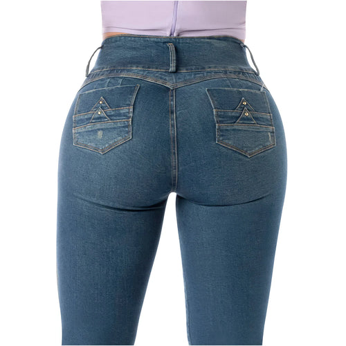 LATY ROSE 2405 | Colombian Jeans Levanta Cola Butt Lift High Waist Tummy Control