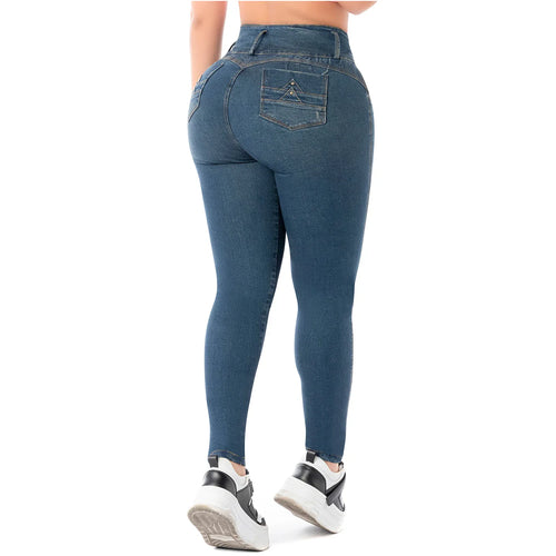 LATY ROSE 2405 | Colombian Jeans Levanta Cola Butt Lift High Waist Tummy Control