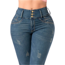 LATY ROSE 2405 | Colombian Jeans Levanta Cola Butt Lift High Waist Tummy Control