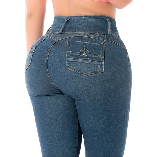 LATY ROSE 2405 | Colombian Jeans Levanta Cola Butt Lift High Waist Tummy Control