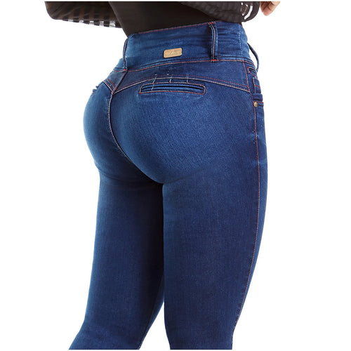 LATY ROSE AS3002 | Butt Lifter Skinny Jeans W/ Back Faux Pockets