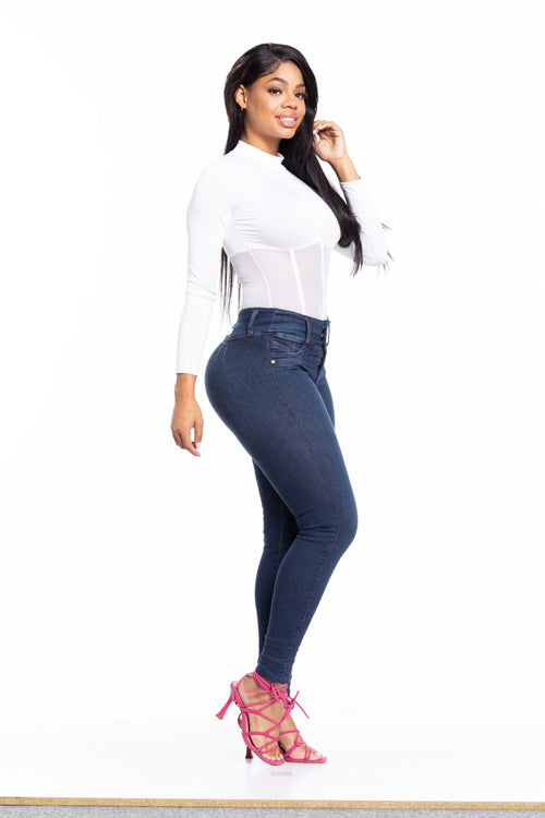 LATY ROSE 1322 | Women Colombian Butt lifter Skinny Jeans