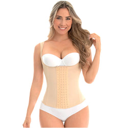 MYD C4055 | Tummy Control Shapewear Vest Girdle • Daily Use Open Bust Shaper • Powernet